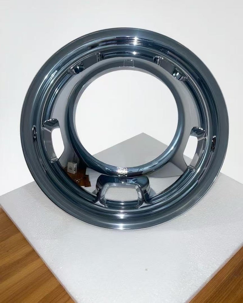 SWIFTHUBCAP Chrome 17" Front Wheel Simulator Hubcap Cover Compatible with Dodge Ram 3500 Dually Truck 2003–2018, Push-On, Replacement Front Wheel Skin Rim Cover, ABS Construction, Easy Install, OE 52106937AB - Image 2